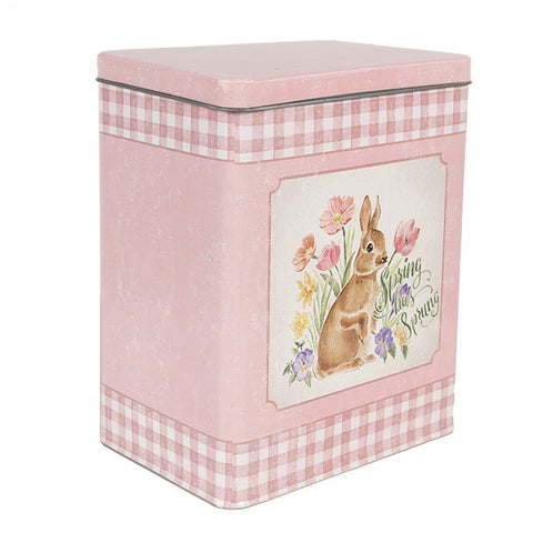 Set di Scatole di Latta (2 pezzi) – Stile Shabby Chic