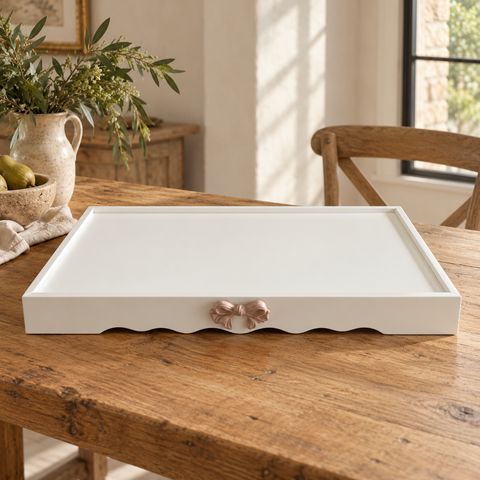 Vassoio con Fiocco – Kaluka Shabby Chic – foto 2