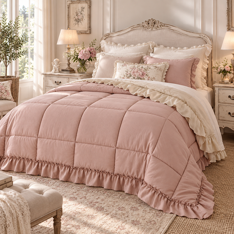 Trapunta Matrimoniale Bicolore con Gale – Gala Prestige Collection by Blanc MariClò, 260x260cm