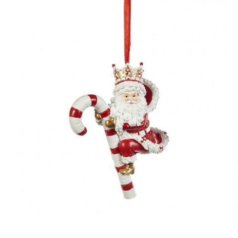 Decorazione Natalizia Babbo Natale Candy Cane – Goodwill 12 cm (2 varianti)