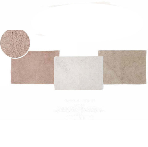 Tappeto Aspen Blanc Mariclò 45×75 cm – 100% Cotone, Morbidezza ed Eleganza Shabby Chic