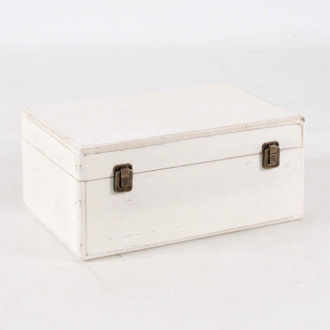 Bauletto Shabby Chic in MDF Sbiancato - Varie Dimensioni