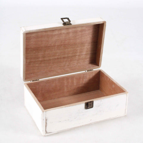 Bauletto Shabby Chic in MDF Sbiancato - Varie Dimensioni