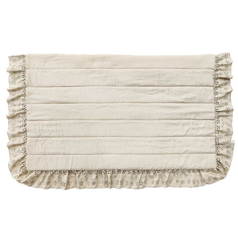 Blanc Mariclò Set 2 Copricuscini Shabby Chic 50x80 cm – Collezione Acquerello di Zucchero by Blanc Mariclò