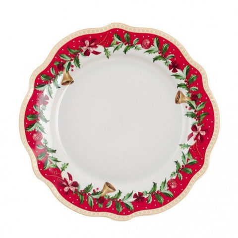Piatto da Dessert Natalizio “Merry Christmas” by Blanc MariClò – 20 cm