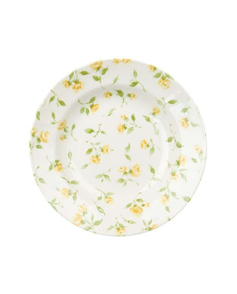 Servizio Piatti Floret Full – Blanc MariClò | 18 Pezzi in Ceramica | Varianti Blu e Giallo
