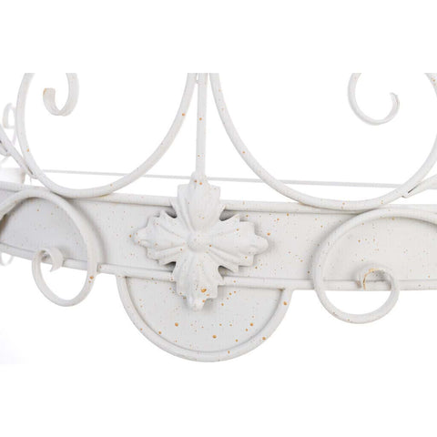 Cielo Letto in Ferro Battuto Bianco – Curly Collection by Blanc Mariclò