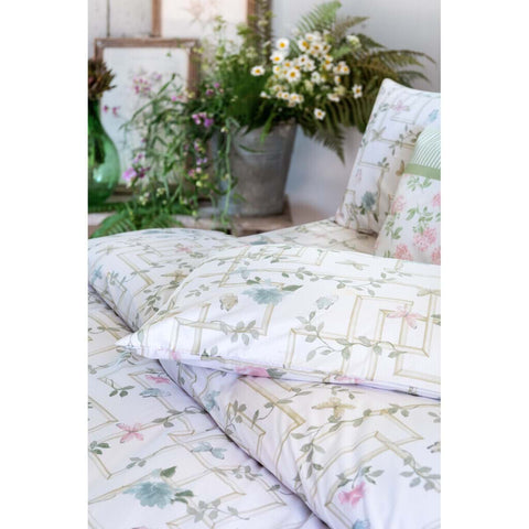 Completo Letto Matrimoniale Collezione Farfalle by Blanc Mariclò – 100% Cotone