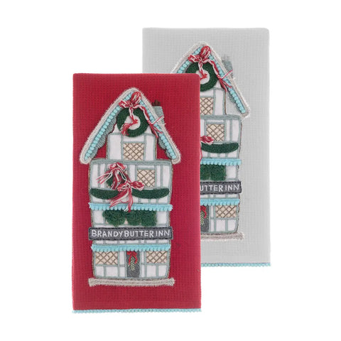 Canovacci Natalizi “Brandy Butter Inn” 50×70 cm – Blanc Mariclò Natale Collection