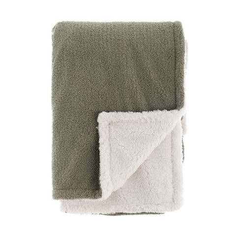 Plaid Sherpa 420GSM Morbido Essenziale by Blanc Mariclò - 140x170 cm 100% Poliestere