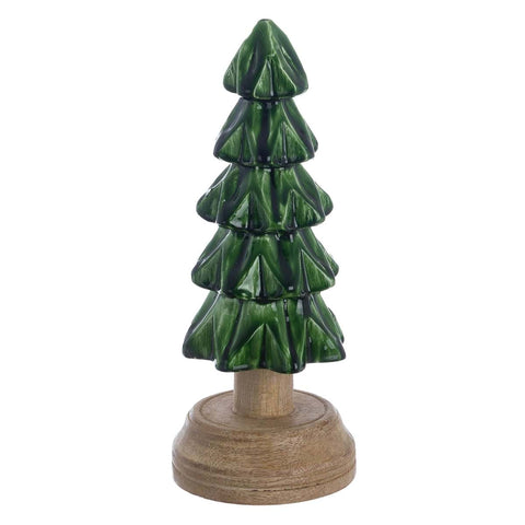 Decorazione Albero in Legno di Mango – Collezioni Foresta d’Inverno & Sogno di Bosco