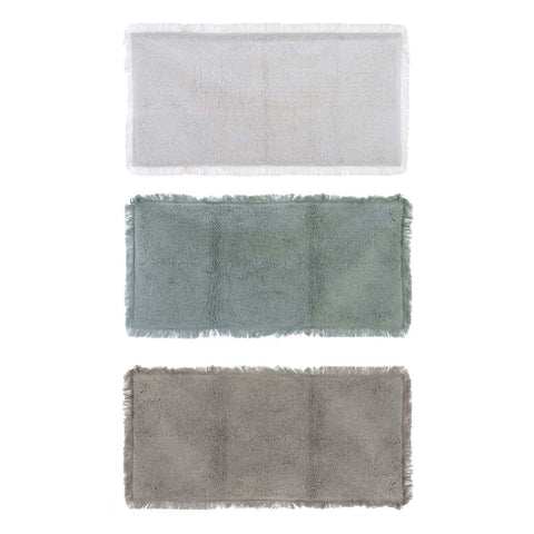 Tappeto in Cotone con Frange Shabby Chic by Blanc Mariclò - 50x110 cm