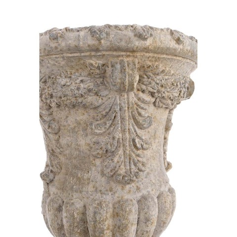 Vaso con Base in Resina Epoca Collection by Blanc Mariclò - 47x24x134 cm