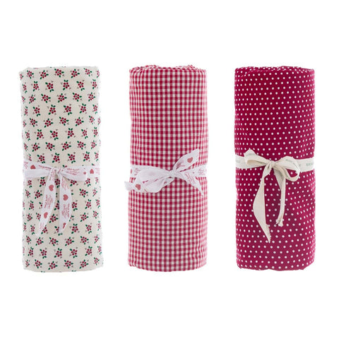 Tovaglia Rettangolare con Motivi Natalizi – Berries Collection by Blanc MariClò, 140x180cm o 160x270cm