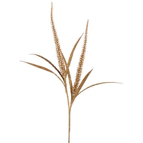 Stelo Decorativo Natalizio “Dog Tail” Dorato Glitter 79 cm – Goodwill