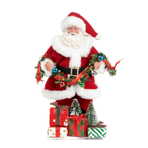 Papá Noel con regalos 28cm