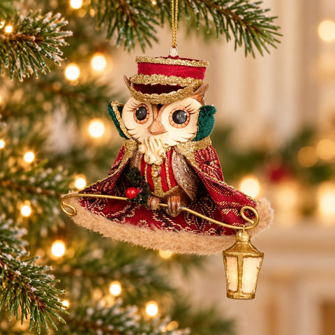 Addobbo Natalizio Gufetti Cantori Song for the Season – Goodwill, 10cm