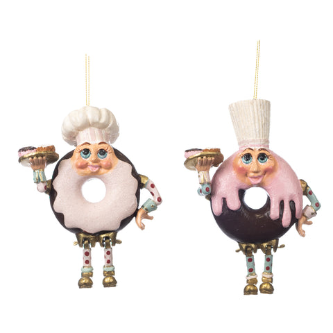 Decorazione Donut Chef Rosa 15 cm – Goodwill Christmas Collection