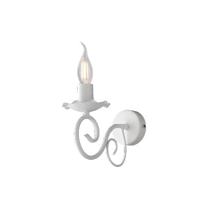 Applique Shabby Chic in Ferro Bianco Shabby o Nero e Rame – Bianco Shabby