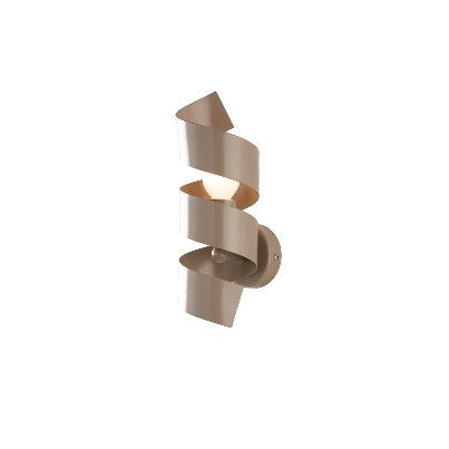 Applique Moderna in Ferro Bianco, Tortora o Grigio – Tortora