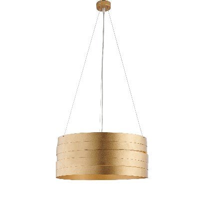 Lampada a Sospensione Industrial in Ferro con Decori Oro, Argento, Rame o Ruggine – Oro