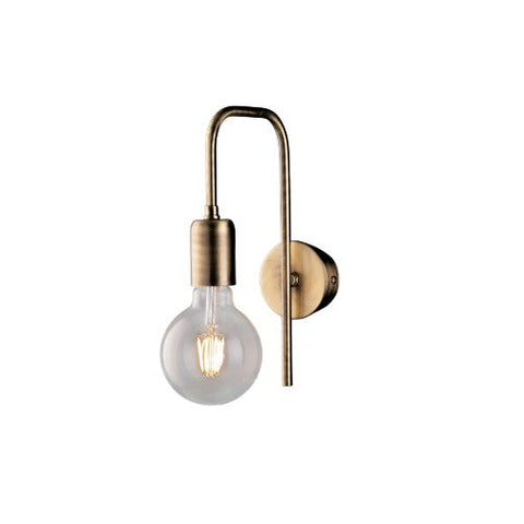 Applique Moderna in Ferro Bronzato Spazzolato – Bronzato