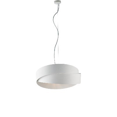 Lampada a Sospensione Moderna in Ferro Bianco, Nero o con Decoro Oro – Bianco