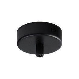 Rosone Multicavo Circolare in Ferro – Nero – Ø8 cm