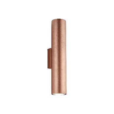 Applique Moderna in Ferro Laccato con Faretto GU10 – Rame