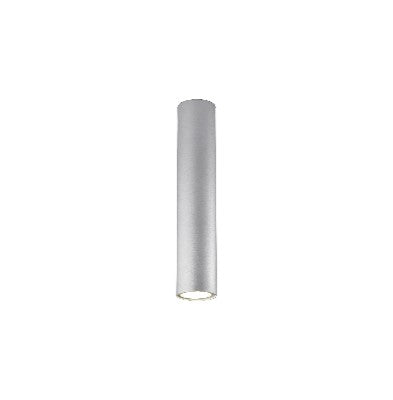 Plafoniera Moderna in Ferro Laccato con Faretto GU10 – Argento