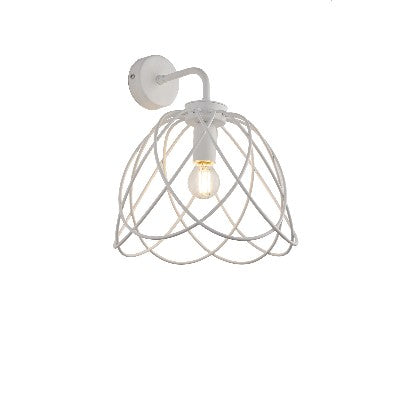 Applique Vintage in Ferro Bianco Shabby, Oro o Ruggine – Bianco Shabby