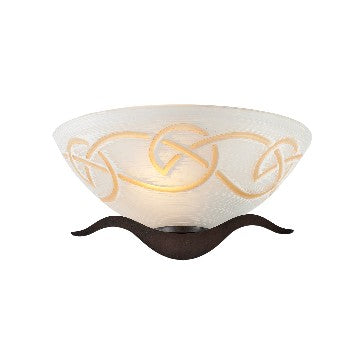 Applique Vintage in Ferro Nero Ruggine o Avorio Decapé con Vetri Bianchi e Ambra – Nero / Ruggine