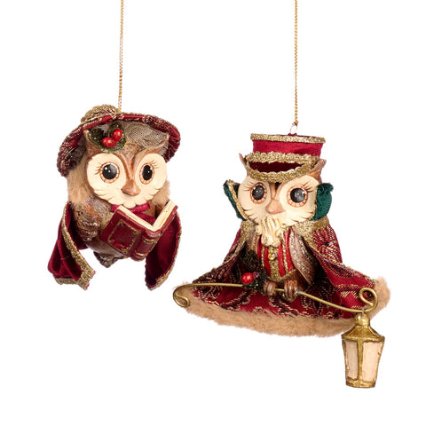 Addobbo Natalizio Gufetti Cantori Song for the Season – Goodwill, 10cm