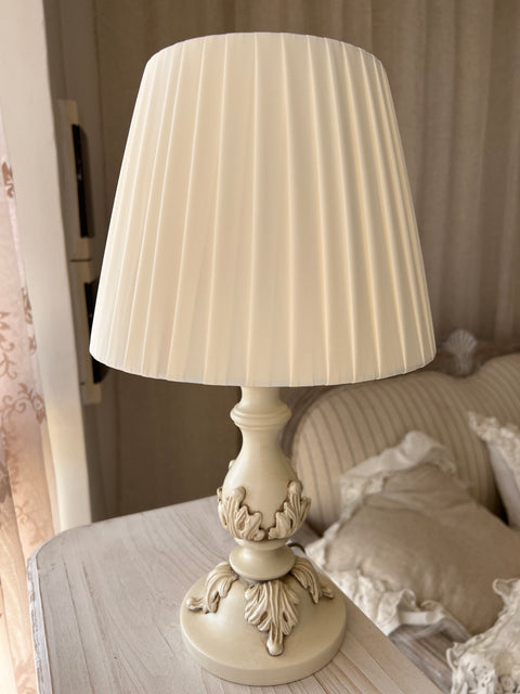Lampada Martina con paralume Plissè