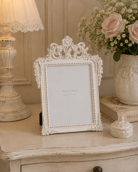 Portafoto Shabby Chic con Cimasa L'Arte di Nacchi - 29x38x5 cm