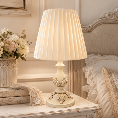 Martina Lamp with Pleated Lampshade