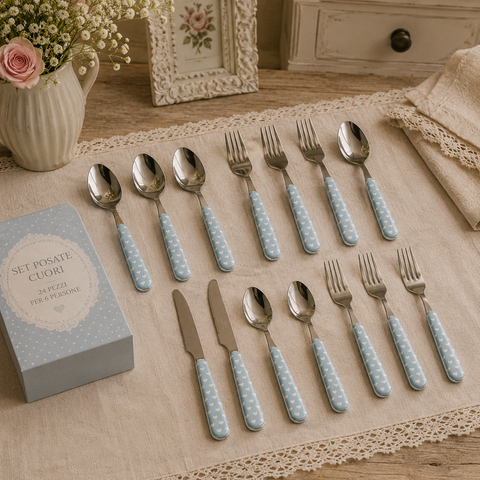 Heart Cutlery Set
