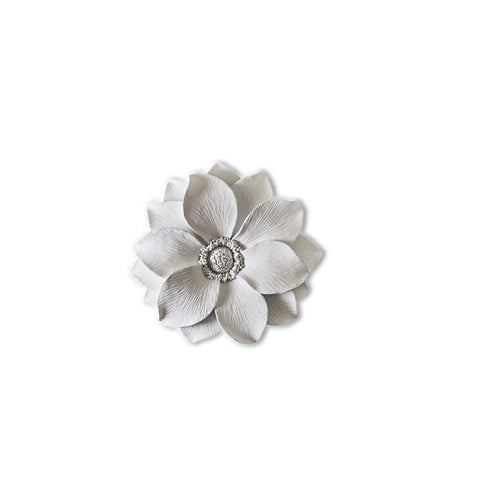 Decorazione da Muro Margherita Ø27 cm – Bianco Ostuni