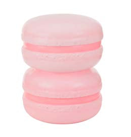 Sgabello da esposizione “Macaron impilati” – Rosa – 46,5 cm