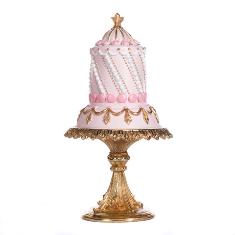 Decoración navideña "Pastel con soporte" 33cm