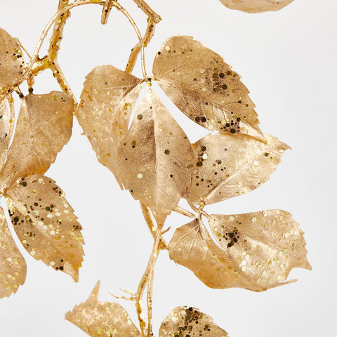 Edera Cadente Dorata Glitterata, 152cm