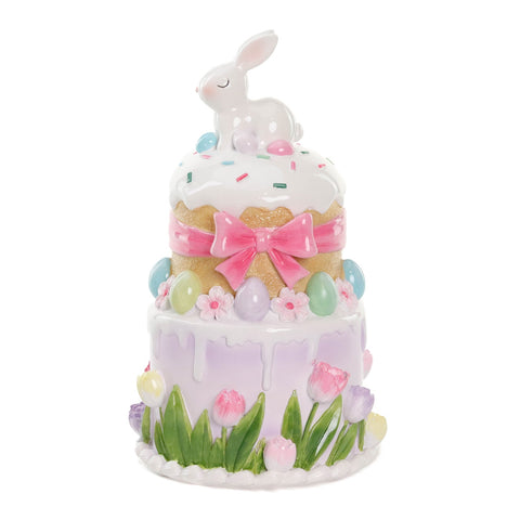Coniglio Decorativo su Torta Pasquale 25,5 cm Multicolor - Goodwill