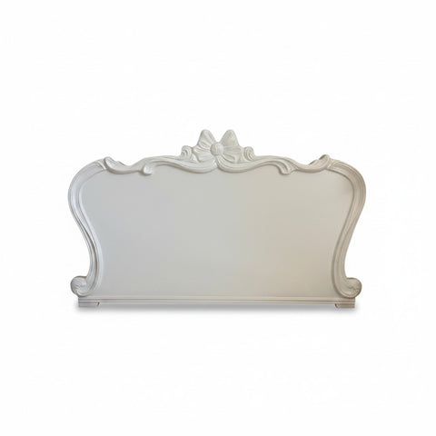 Testata Letto Sagomata con Fiocco Intagliato - 160x180cm