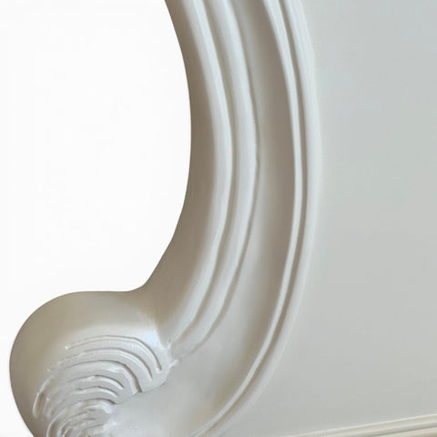 Testata Letto Sagomata con Fiocco Intagliato - 160x180cm