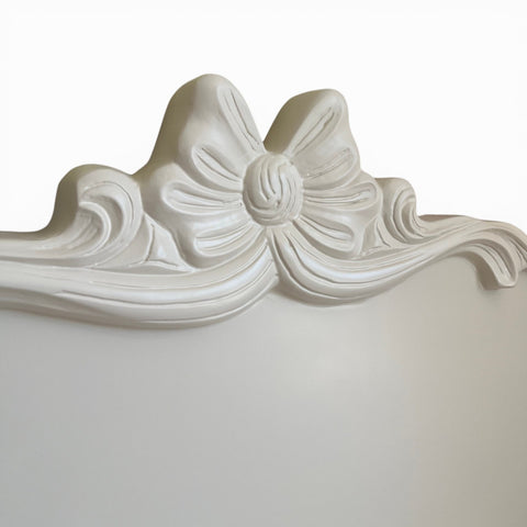 Testata Letto Sagomata con Fiocco Intagliato - 160x180cm