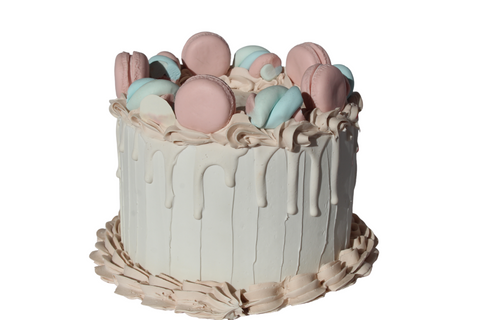 Drip cake con marshmallows