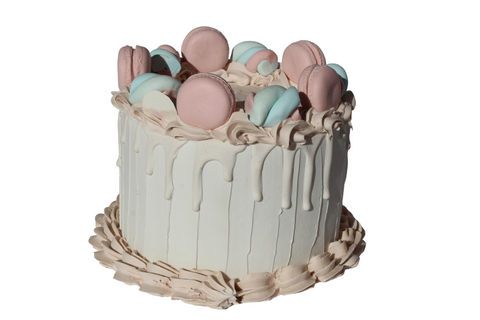 Drip cake con marshmallows