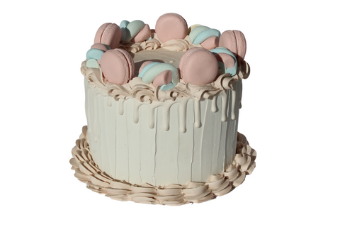 Drip cake con marshmallows