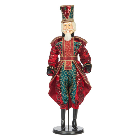 Cascanueces navideño con base 89cm
