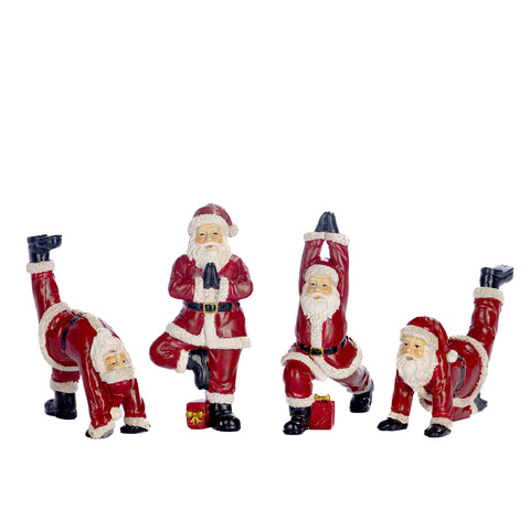 Decorazione Natalizia Babbo Natale Yoga – Goodwill 12,5 cm (4 varianti)